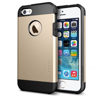 Чехол для iPhone 5S Case Tough Armor Золотистое шампанское