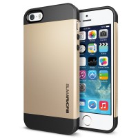 Чехол для iPhone 5S Case Slim Armor S Золотистое шампанское