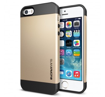 Чехол для iPhone 5S Case Slim Armor S Золотистое шампанское