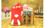 Чехол для iPhone 5/5s  Кролик Moschino Violetta Rabbit Красный