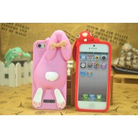 Чехол для iPhone 5/5s  Кролик Moschino Violetta Rabbit Фиолетовый