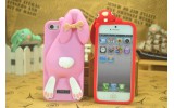 Чехол для iPhone 5/5s  Кролик Moschino Violetta Rabbit Фиолетовый