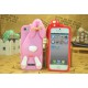 Чехол для iPhone 5/5s  Кролик Moschino Violetta Rabbit Фиолетовый
