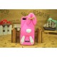 Чехол для iPhone 5/5s  Кролик Moschino Violetta Rabbit Розовый