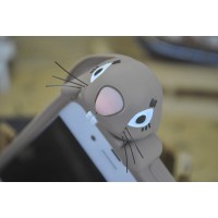 Чехол для iPhone 5/5s  Кролик Moschino Violetta Rabbit Коричневый