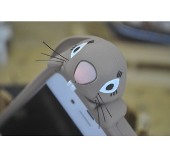 Чехол для iPhone 5/5s  Кролик Moschino Violetta Rabbit Коричневый