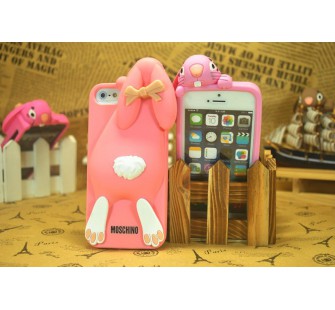 Chehol Dlya Iphone 5 5s Krolik Moschino Violetta Rabbit Rozovyj Blednyj