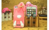 Чехол для iPhone 5/5s  Кролик Moschino Violetta Rabbit Розовый бледный