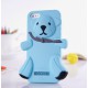 Чехол для iPhone 5 Медведь Moschino Bear Голубой