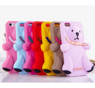 Чехол для iPhone 5 Медведь Moschino Bear Желтый