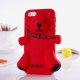Чехол для iPhone 5 Медведь Moschino Bear Красный