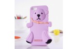 Чехол для iPhone 5 Медведь Moschino Bear Фиолетовый