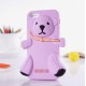 Чехол для iPhone 5 Медведь Moschino Bear Фиолетовый