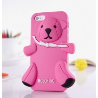 Чехол для iPhone 5 Медведь Moschino Bear Розовый бледный