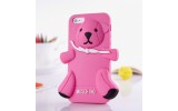 Чехол для iPhone 5 Медведь Moschino Bear Розовый бледный