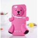 Чехол для iPhone 5 Медведь Moschino Bear Розовый бледный