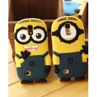 Чехол для Galaxy S4 Minions / Миньон Темно-синий